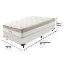 Ver imagem 3 de Cama Box Branco e Colchão King Best Molas Ensacadas Solteiro 88x188x33 Anjos