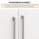 Ver imagem 4 de Guarda Roupa Casal Com Espelho e Pés 6 Portas 8 gavetas Sevilla Tcil Móveis Sevilla com espelho e pé