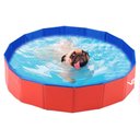 Ver imagem 1 de Piscina para Pets Animais de Estimação 80 cm x 20 cm VG+ Vermelho
