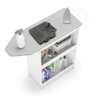 Tábua de Passar Roupa Luna com Suporte para Ferro Branco - Desk Design - 7