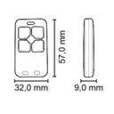 Ver imagem 6 de 02 Controles Remoto Portão Alarme 433,92 Ppa Rossi Peccinin