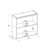 Armário Aéreo Duplo 80cm Allure Linea Brasil - 8