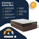 Ver imagem 5 de Cama Box Queen com Colchão de Espuma D33 Double Comfort 158x198x59cm