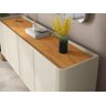 Buffet / Balcão Fl 4 Portas Estilo Retrô 1.80m Cor Off White / Cinamomo - 3