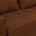 Ver imagem 7 de Sofá 2 Lugares Onix 1,80m para Sala Confortavel Sued Herrero Cor:cobre