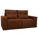 Ver imagem 5 de Sofá 2 Lugares Onix 1,80m para Sala Confortavel Sued Herrero Cor:cobre