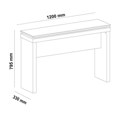 Aparador Luna Off White/cedro Artely