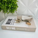 Ver imagem 3 de Decoração sala quarto livro caixa fake bege decor moderno