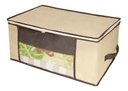 Ver imagem 2 de Organizador Multiuso com Zíper Marfim Pequeno 45x45x20cm Kit com 6un.