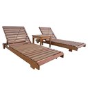 Ver imagem 2 de Conjunto Lisboa Sofá, Poltronas, Mesa,  Espreguiçadeiras e Mesa Lateral