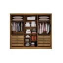 Ver imagem 3 de Guarda Roupa Casal 6 Portas 8 Gavetas - Himalaia-cumaru - Móveis Novo Horizonte
