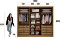 Ver imagem 6 de Guarda Roupa Casal 6 Portas 8 Gavetas - Himalaia-cumaru - Móveis Novo Horizonte