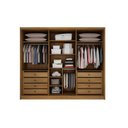 Ver imagem 4 de Guarda Roupa Casal 6 Portas 8 Gavetas - Himalaia-cumaru - Móveis Novo Horizonte