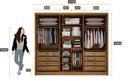Ver imagem 5 de Guarda Roupa Casal 6 Portas 8 Gavetas - Himalaia-cumaru - Móveis Novo Horizonte