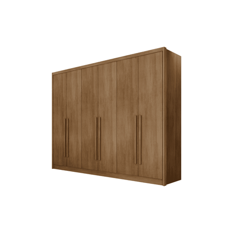 Guarda Roupa Casal 6 Portas 8 Gavetas - Himalaia-cumaru - Móveis Novo Horizonte