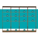 Ver imagem 6 de Guarda-Roupas Closet Modulado Alasca 240cm 4 Peças com 12 Prateleiras Freijó Carraro