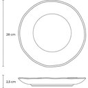 Ver imagem 2 de Prato Raso Bio Shimeji Cerâmica Porto Brasil 28cm Cozinha Mesa Posta Avulso