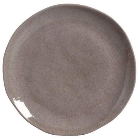 Prato Raso Bio Shimeji Cerâmica Porto Brasil 28cm Cozinha Mesa Posta Avulso