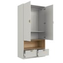 Ver imagem 5 de Cama Infantil Montessoriana com Led Guarda Roupa e Cômoda Cor:arenas com Mel