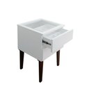 Ver imagem 5 de Mesa de Cabeceira Penteadeira Mesa Lateral de Apoio Branco Laca