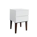 Ver imagem 3 de Mesa de Cabeceira Penteadeira Mesa Lateral de Apoio Branco Laca