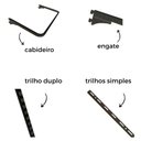 Ver imagem 3 de Arara de parede - 3,70m Smart black