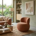 Ver imagem 2 de Poltrona Decorativa Aimê Premium Bouclé Terracota Sala Dekorien