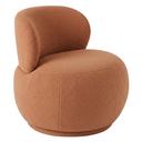 Ver imagem 1 de Poltrona Decorativa Aimê Premium Bouclé Terracota Sala Dekorien