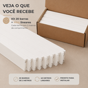 Ver imagem 5 de Kit 20 Barras Rodapé de Poliestireno 7cm Barra 2m