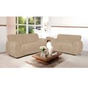 Ver imagem 2 de Capa para Sofá Avulsa 3 Lugares 21 Elásticos Luxo Bege