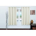 Ver imagem 2 de Cortina para Quarto Meia Parede Moderna 4,00 2,80M Blackout PVC com Voal Corta 100% A Luz