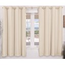 Ver imagem 1 de Cortina para Quarto Meia Parede Moderna 4,00 2,80M Blackout PVC com Voal Corta 100% A Luz