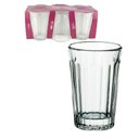 Ver imagem 4 de Jogo de Copo de Vidro 210ml Canelado em Relevo - Kit Copos 06 Unidades para Suco Água Refrigerante D