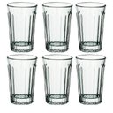 Ver imagem 1 de Jogo de Copo de Vidro 210ml Canelado em Relevo - Kit Copos 06 Unidades para Suco Água Refrigerante D