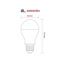 Lâmpada LED Ourolux Controled Sensor de Luminosidade 9W 2700K - 3