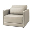 Ver imagem 5 de Poltrona Cama Sala Retratil Compacta Kit 2 Dália Fixa Veludo K01 - D’Rossi