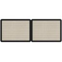 Ver imagem 3 de Cabeceira Casal Queen 160cm e 2 Mesas Laterais 1 Gaveta Madeira Moss A03 Nero Preto- Lyam Decor