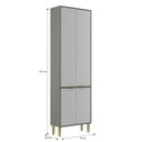 Ver imagem 4 de Paneleiro para Cozinha 4 Portas Domus Espresso Móveis Prata/Silver