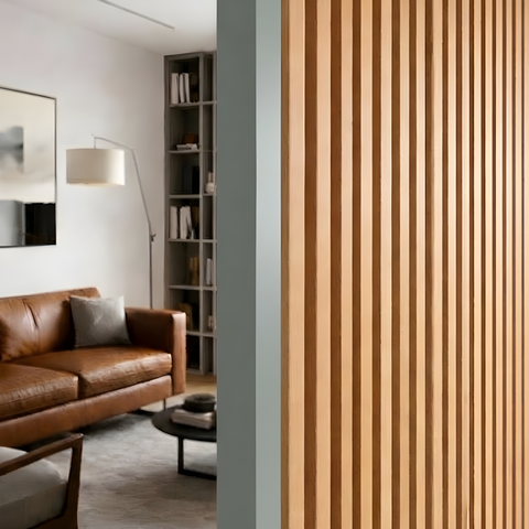 Kit 4 Barras Perfil Pvc 2 Metros Acabamento para Painel Ripado Slim