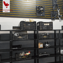 Ver imagem 3 de Estante de aço 40cm - 6 bandejas - #26 - 2,00m Altura - Preta MM