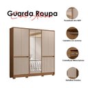 Ver mais imagens de Guarda-Roupa Casal Alasca e Cômoda Texas Moval