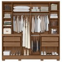 Ver imagem 6 de Guarda-Roupa Casal Alasca e Cômoda Texas Moval