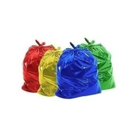 Saco De Lixo 20 Litros Colorido 4 Pacotes C/100 De Cada Cor