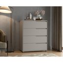 Ver imagem 2 de Cômoda 80cm com 4 Gavetas Multimóveis Cr35243