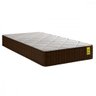 Colchão de Solteiro 88x188x25 Comfort Plus Superlastic Marrom Apolospuma - 1