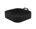 Ver imagem 1 de Forma Quadrada de Silicone para Air Fryer Preta 16x5,5 Cm Lyor