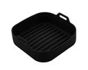 Ver imagem 2 de Forma Quadrada de Silicone para Air Fryer Preta 16x5,5 Cm Lyor