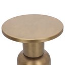 Ver imagem 2 de Mesa de Apoio Dourada em Metal 52cm 18889 Mart