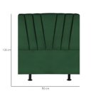 Ver imagem 3 de Cabeceira Estofada Cama Box Solteiro 90 Cm Malu Suede:verde