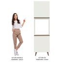 Ver imagem 5 de Torre-Quente Madesa Reims 60 cm 2 Portas Branco Cor:Branco